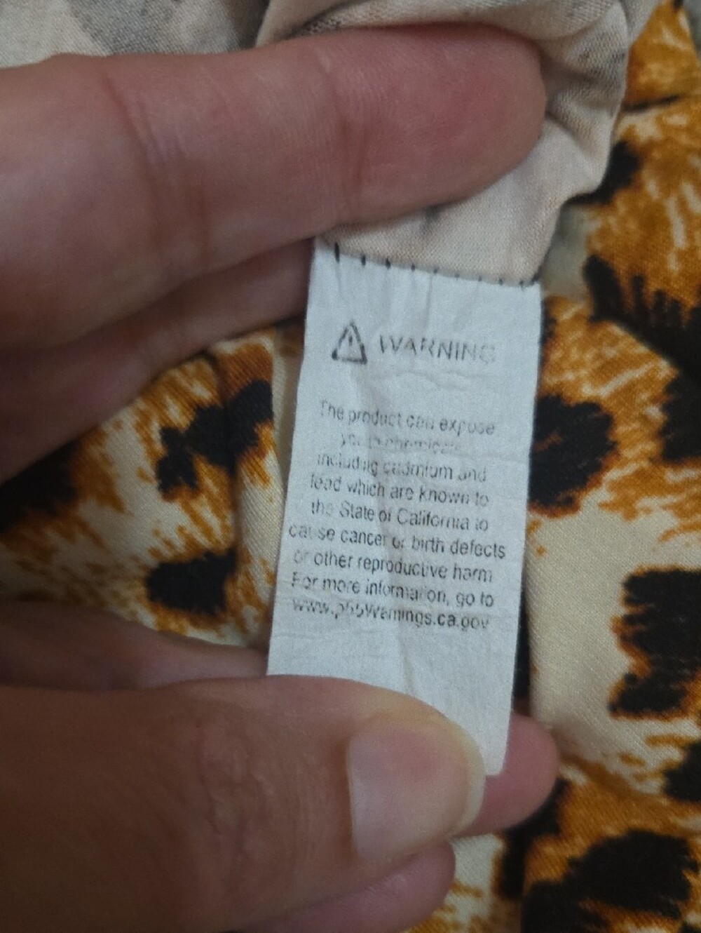 Leopard Print Slip Dress in Brown Medium - Picture 6 of 9